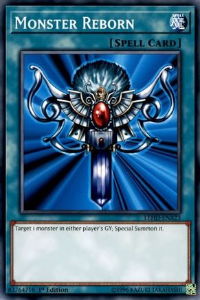 Monster Reborn (A) (LEHD-ENA23) - Legendary Hero Decks 1st Edition Legendary Hero Decks Yugioh Single  Squirtle Squad Card Shop.