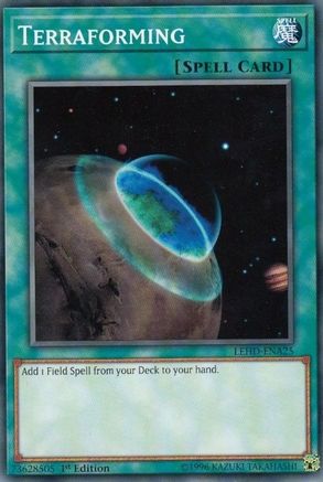 Terraforming (LEHD-ENA25) - Legendary Hero Decks 1st Edition Legendary Hero Decks Yugioh Single  Squirtle Squad Card Shop.
