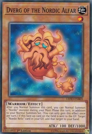 Dverg of the Nordic Alfar (LEHD-ENB05) - Legendary Hero Decks 1st Edition Legendary Hero Decks Yugioh Single  Squirtle Squad Card Shop.