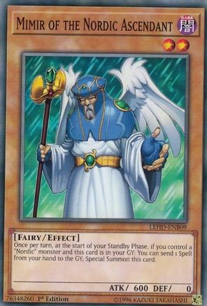 Mimir of the Nordic Ascendant (LEHD-ENB09) - Legendary Hero Decks 1st Edition Legendary Hero Decks Yugioh Single  Squirtle Squad Card Shop.