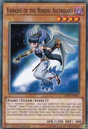 Vanadis of the Nordic Ascendant (LEHD-ENB11) - Legendary Hero Decks 1st Edition Legendary Hero Decks Yugioh Single  Squirtle Squad Card Shop.