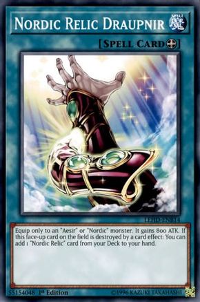 Nordic Relic Draupnir (LEHD-ENB14) - Legendary Hero Decks 1st Edition Legendary Hero Decks Yugioh Single  Squirtle Squad Card Shop.