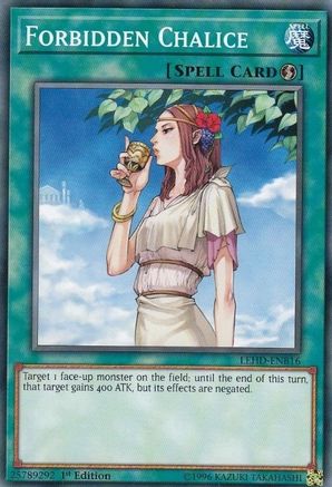 Forbidden Chalice (LEHD-ENB16) - Legendary Hero Decks 1st Edition Legendary Hero Decks Yugioh Single  Squirtle Squad Card Shop.