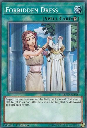 Forbidden Dress (LEHD-ENB18) - Legendary Hero Decks 1st Edition Legendary Hero Decks Yugioh Single  Squirtle Squad Card Shop.