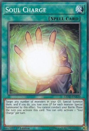 Soul Charge (LEHD-ENB20) - Legendary Hero Decks 1st Edition Legendary Hero Decks Yugioh Single  Squirtle Squad Card Shop.