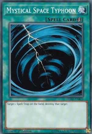 Mystical Space Typhoon (LEHD-ENB23) - Legendary Hero Decks 1st Edition Legendary Hero Decks Yugioh Single  Squirtle Squad Card Shop.