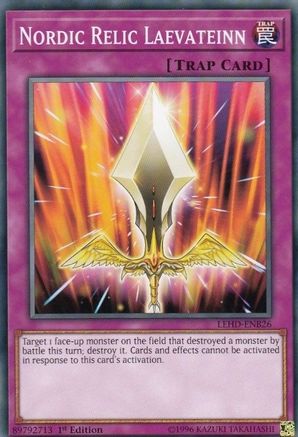 Nordic Relic Laevateinn (LEHD-ENB26) - Legendary Hero Decks 1st Edition Legendary Hero Decks Yugioh Single  Squirtle Squad Card Shop.