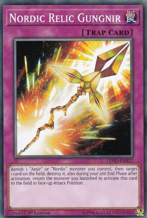 Nordic Relic Gungnir (LEHD-ENB27) - Legendary Hero Decks 1st Edition Legendary Hero Decks Yugioh Single  Squirtle Squad Card Shop.
