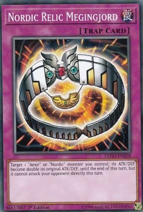 Nordic Relic Megingjord (LEHD-ENB28) - Legendary Hero Decks 1st Edition Legendary Hero Decks Yugioh Single  Squirtle Squad Card Shop.