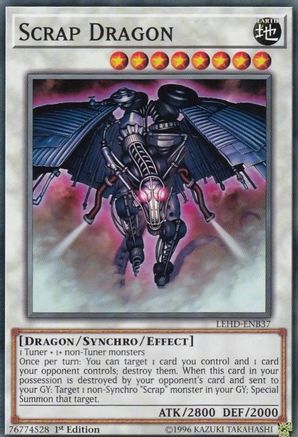 Scrap Dragon (LEHD-ENB37) - Legendary Hero Decks 1st Edition Legendary Hero Decks Yugioh Single  Squirtle Squad Card Shop.