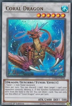 Coral Dragon (LEHD-ENB38) - Legendary Hero Decks 1st Edition Legendary Hero Decks Yugioh Single  Squirtle Squad Card Shop.