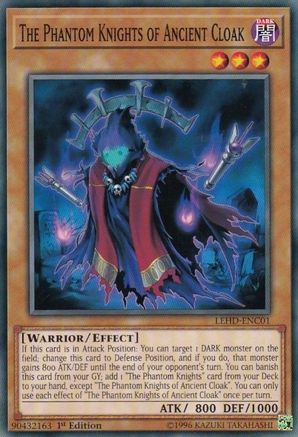 The Phantom Knights of Ancient Cloak (LEHD-ENC01) - Legendary Hero Decks 1st Edition Legendary Hero Decks Yugioh Single  Squirtle Squad Card Shop.