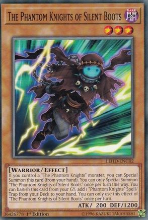 The Phantom Knights of Silent Boots (LEHD-ENC02) - Legendary Hero Decks 1st Edition Legendary Hero Decks Yugioh Single  Squirtle Squad Card Shop.