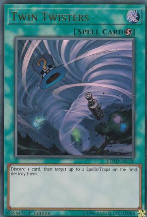 Twin Twisters (LEHD-ENC20) - Legendary Hero Decks 1st Edition Legendary Hero Decks Yugioh Single  Squirtle Squad Card Shop.