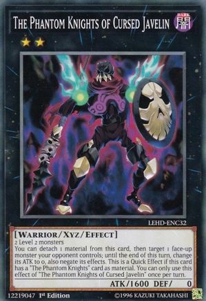 The Phantom Knights of Cursed Javelin (LEHD-ENC32) - Legendary Hero Decks 1st Edition Legendary Hero Decks Yugioh Single  Squirtle Squad Card Shop.