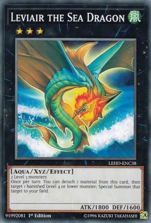 Leviair the Sea Dragon (LEHD-ENC38) - Legendary Hero Decks 1st Edition Legendary Hero Decks Yugioh Single  Squirtle Squad Card Shop.