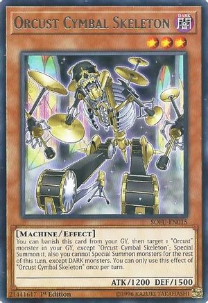 Orcust Cymbal Skeleton (SOFU-EN015) - Soul Fusion 1st Edition Soul Fusion Yugioh Single  Squirtle Squad Card Shop.