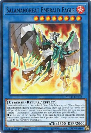 Salamangreat Emerald Eagle (SOFU-EN033) - Soul Fusion Unlimited Soul Fusion Yugioh Single  Squirtle Squad Card Shop.