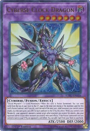 Cyberse Clock Dragon (SOFU-EN034) - Soul Fusion Unlimited Soul Fusion Yugioh Single  Squirtle Squad Card Shop.