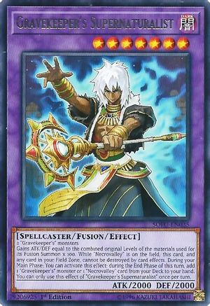 Gravekeeper's Supernaturalist (SOFU-EN035) - Soul Fusion 1st Edition Soul Fusion Yugioh Single  Squirtle Squad Card Shop.
