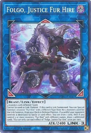 Folgo, Justice Fur Hire (SOFU-EN047) - Soul Fusion Unlimited Soul Fusion Yugioh Single  Squirtle Squad Card Shop.