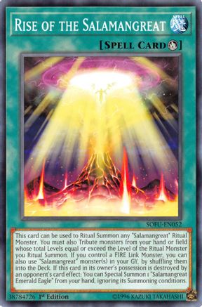 Rise of the Salamangreat (SOFU-EN052) - Soul Fusion 1st Edition Soul Fusion Yugioh Single  Squirtle Squad Card Shop.