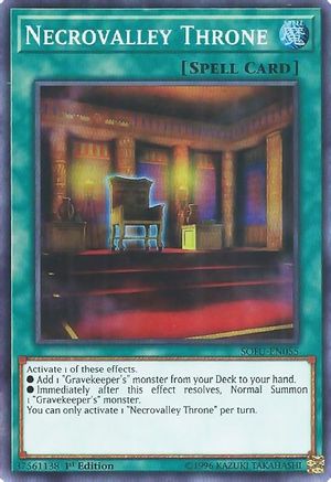 Necrovalley Throne (SOFU-EN055) - Soul Fusion Unlimited Soul Fusion Yugioh Single  Squirtle Squad Card Shop.