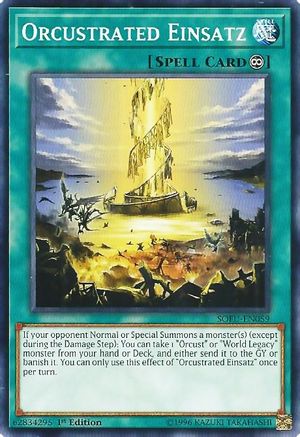 Orcustrated Einsatz (SOFU-EN059) - Soul Fusion 1st Edition Soul Fusion Yugioh Single  Squirtle Squad Card Shop.