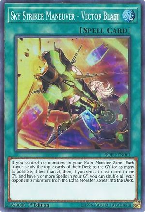 Sky Striker Maneuver - Vector Blast (SOFU-EN061) - Soul Fusion Unlimited Soul Fusion Yugioh Single  Squirtle Squad Card Shop.