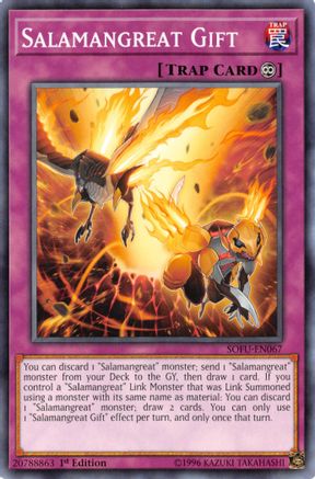 Salamangreat Gift (SOFU-EN067) - Soul Fusion Unlimited Soul Fusion Yugioh Single  Squirtle Squad Card Shop.
