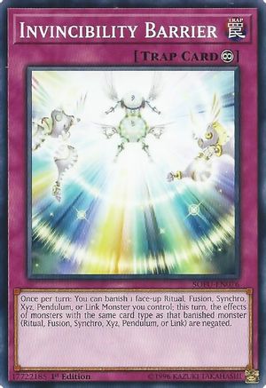 Invincibility Barrier (SOFU-EN076) - Soul Fusion 1st Edition Soul Fusion Yugioh Single  Squirtle Squad Card Shop.
