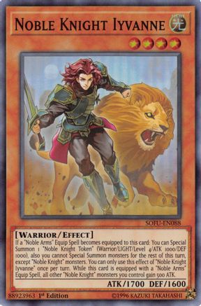 Noble Knight Iyvanne (SOFU-EN088) - Soul Fusion Unlimited Soul Fusion Yugioh Single  Squirtle Squad Card Shop.