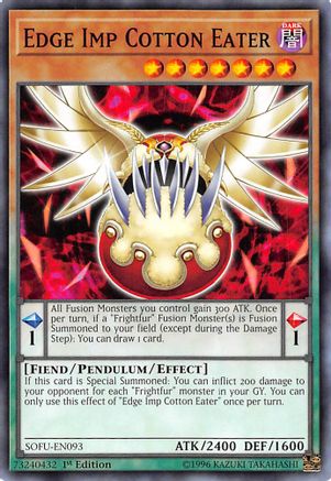 Edge Imp Cotton Eater (SOFU-EN093) - Soul Fusion 1st Edition Soul Fusion Yugioh Single  Squirtle Squad Card Shop.