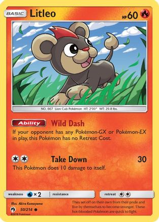 Litleo/214  SM  Lost Thunder - Common SM - Lost Thunder Pokemon Single  Squirtle Squad Card Shop.