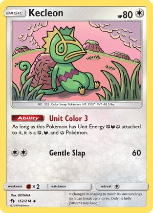 Kecleon (162) (162) 162  SM  Lost Thunder - Uncommon SM - Lost Thunder Pokemon Single  Squirtle Squad Card Shop.