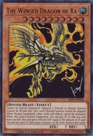 The Winged Dragon of Ra (JMPS-EN006) (JMPS-EN006) - Shonen Jump Magazine Promos Limited Shonen Jump Magazine Promos Yugioh Single  Squirtle Squad Card Shop.