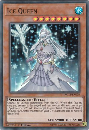 Ice Queen (AC18-EN005) - Advent Calendar 2018 1st Edition Advent Calendar 2018 Yugioh Single  Squirtle Squad Card Shop.