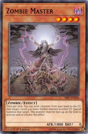Zombie Master (SR07-EN010) - Structure Deck: Zombie Horde 1st Edition Structure Deck: Zombie Horde Yugioh Single  Squirtle Squad Card Shop.