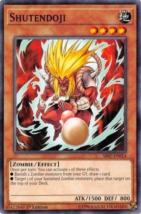 Shutendoji (SR07-EN014) - Structure Deck: Zombie Horde 1st Edition Structure Deck: Zombie Horde Yugioh Single  Squirtle Squad Card Shop.