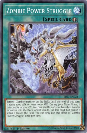 Zombie Power Struggle (SR07-EN024) - Structure Deck: Zombie Horde 1st Edition Structure Deck: Zombie Horde Yugioh Single  Squirtle Squad Card Shop.