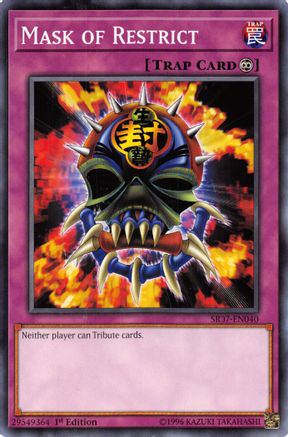 Mask of Restrict (SR07-EN040) - Structure Deck: Zombie Horde 1st Edition Structure Deck: Zombie Horde Yugioh Single  Squirtle Squad Card Shop.