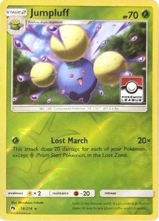 Jumpluff (Pokemon League) 014/214  - Reverse Holofoil League & Championship Cards - Promo League & Championship Cards Pokemon Single  Squirtle Squad Card Shop.