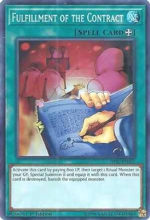 Fulfillment of the Contract (HISU-EN052) - Hidden Summoners 1st Edition Hidden Summoners Yugioh Single  Squirtle Squad Card Shop.