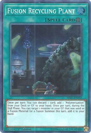 Fusion Recycling Plant (HISU-EN058) - Hidden Summoners 1st Edition Hidden Summoners Yugioh Single  Squirtle Squad Card Shop.