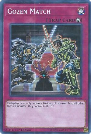 Gozen Match (HISU-EN060) - Hidden Summoners 1st Edition Hidden Summoners Yugioh Single  Squirtle Squad Card Shop.