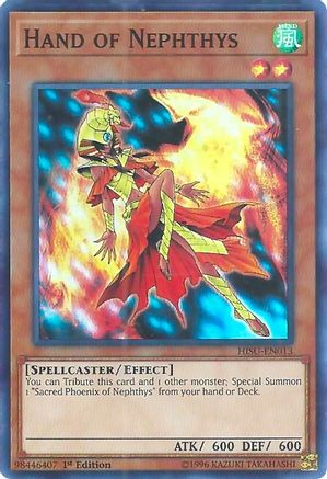 Hand of Nephthys (HISU-EN013) - Hidden Summoners 1st Edition Hidden Summoners Yugioh Single  Squirtle Squad Card Shop.