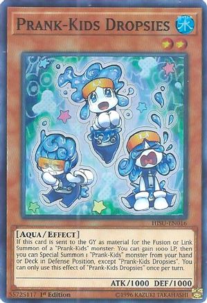 Prank-Kids Dropsies (HISU-EN016) - Hidden Summoners 1st Edition Hidden Summoners Yugioh Single  Squirtle Squad Card Shop.