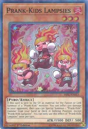 Prank-Kids Lampsies (HISU-EN015) - Hidden Summoners 1st Edition Hidden Summoners Yugioh Single  Squirtle Squad Card Shop.