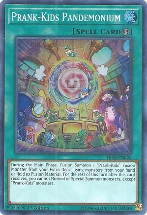 Prank-Kids Pandemonium (HISU-EN025) - Hidden Summoners 1st Edition Hidden Summoners Yugioh Single  Squirtle Squad Card Shop.