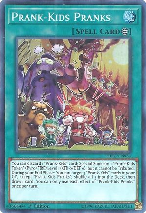 Prank-Kids Pranks (HISU-EN024) - Hidden Summoners 1st Edition Hidden Summoners Yugioh Single  Squirtle Squad Card Shop.